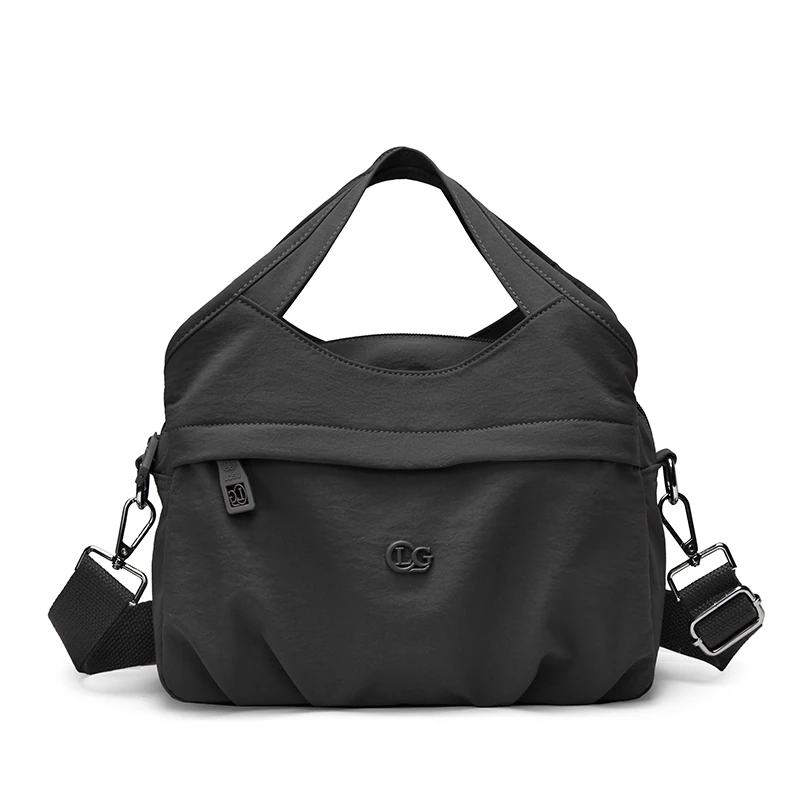 SBG-02 in Black, handbag, front view