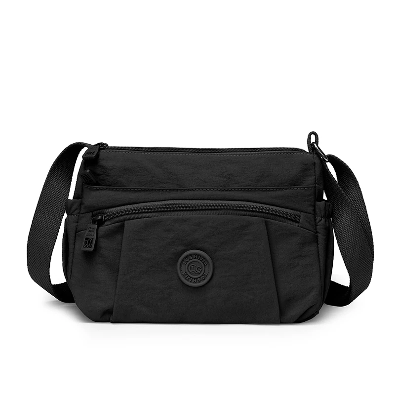 SBG-03 in Black, shoulder bag, front view