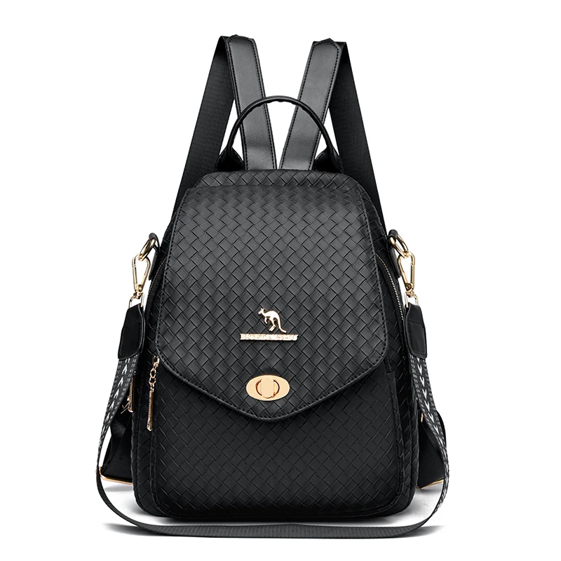 B025 in Black, backpack, front view