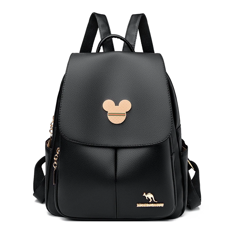 B040 in Black, backpack, front view
