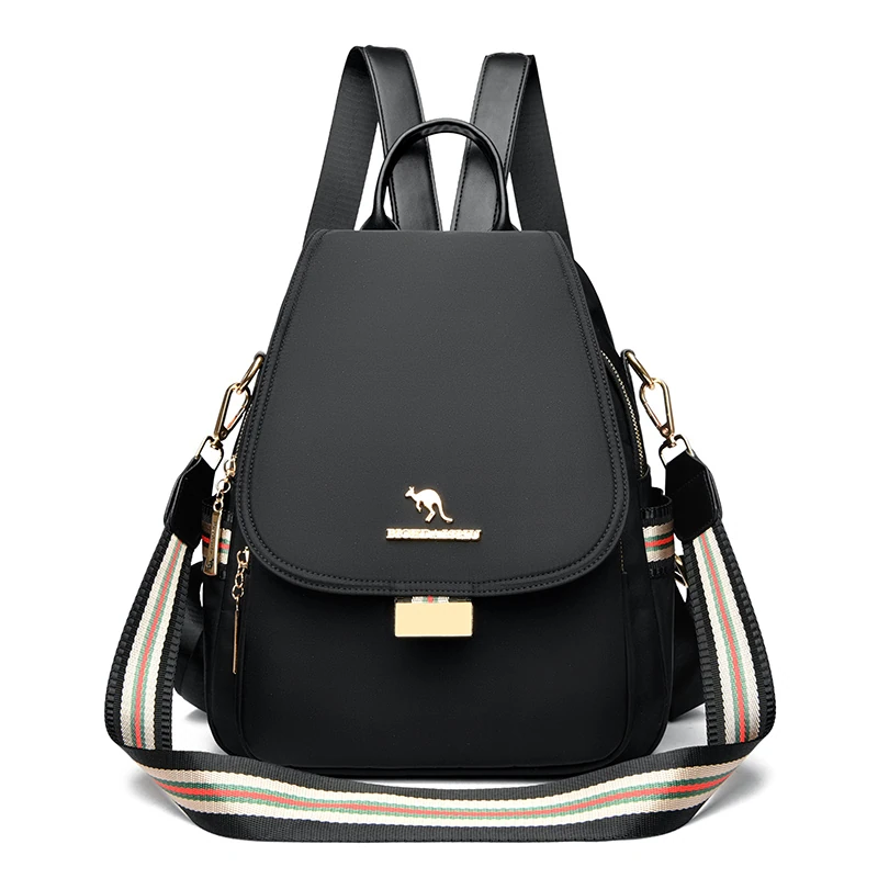 B055 in Black, backpack, front view