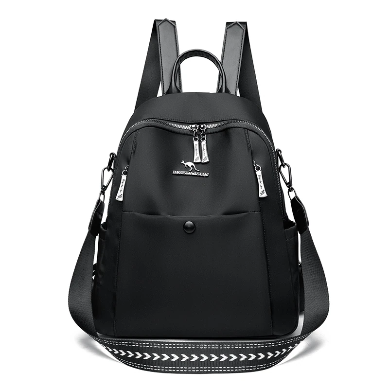 B056 in Black, backpack, front view