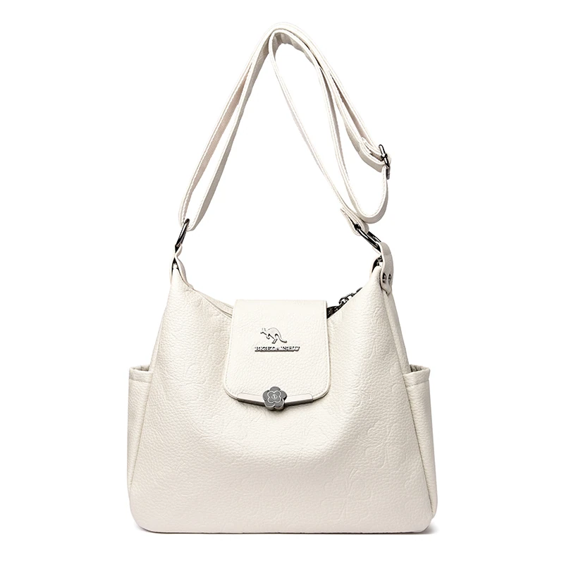 B0104 Cream shoulder bag
