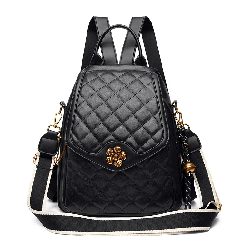 B109 in Black, backpack, front view