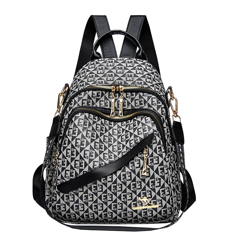 B006 in Monogram print, backpack, front view