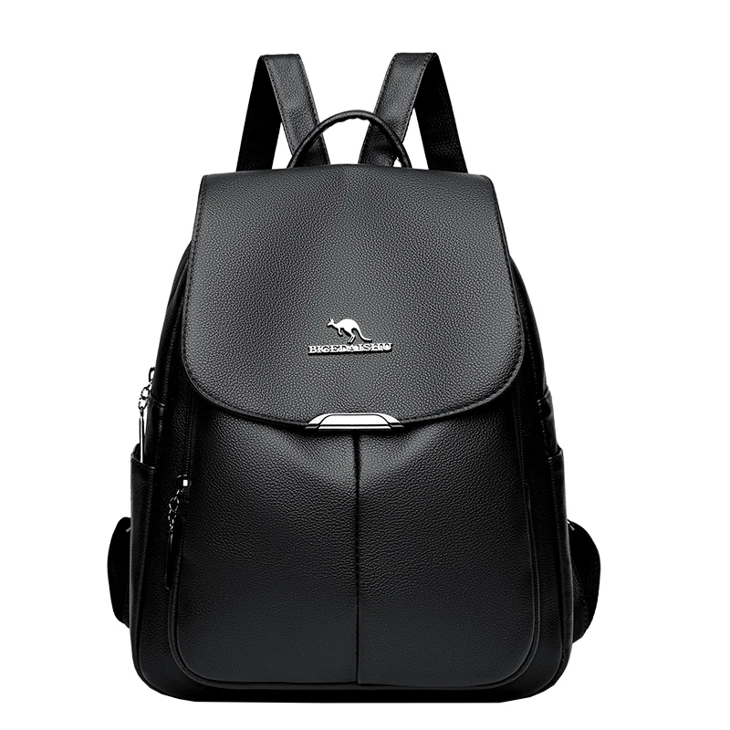B010 in Black, backpack, front view