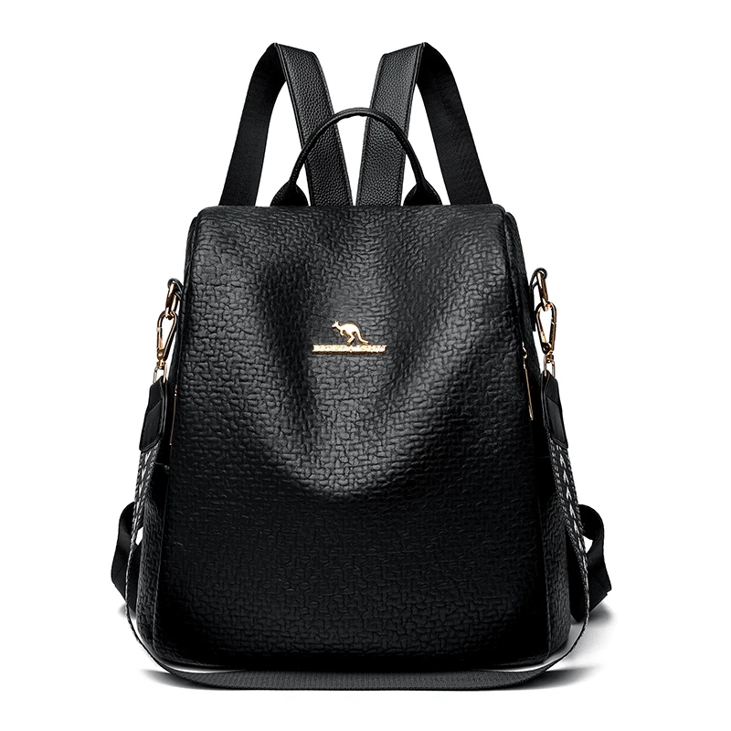 B015 in Black, backpack, front view