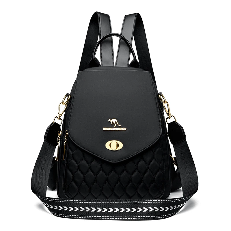 B052 in Black, backpack, front view