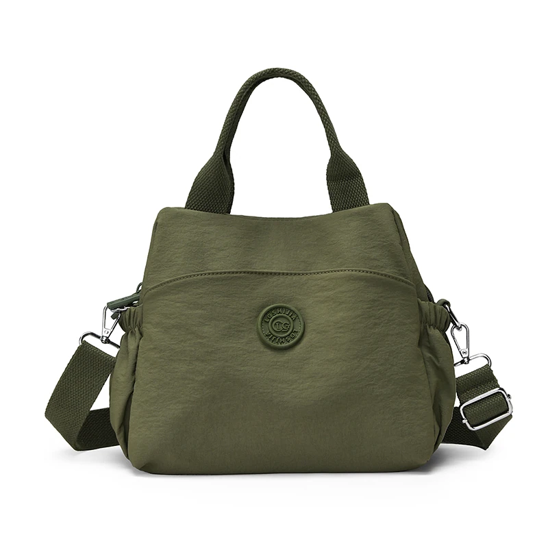 LGSJ-8006 in Green, handbag, front view