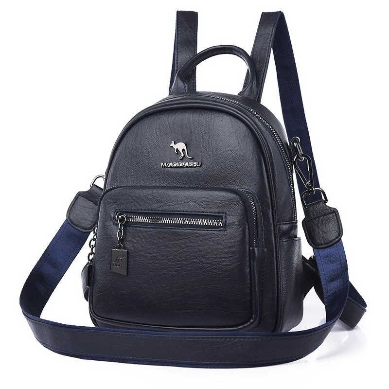 Y009 in Navy, backpack, front view
