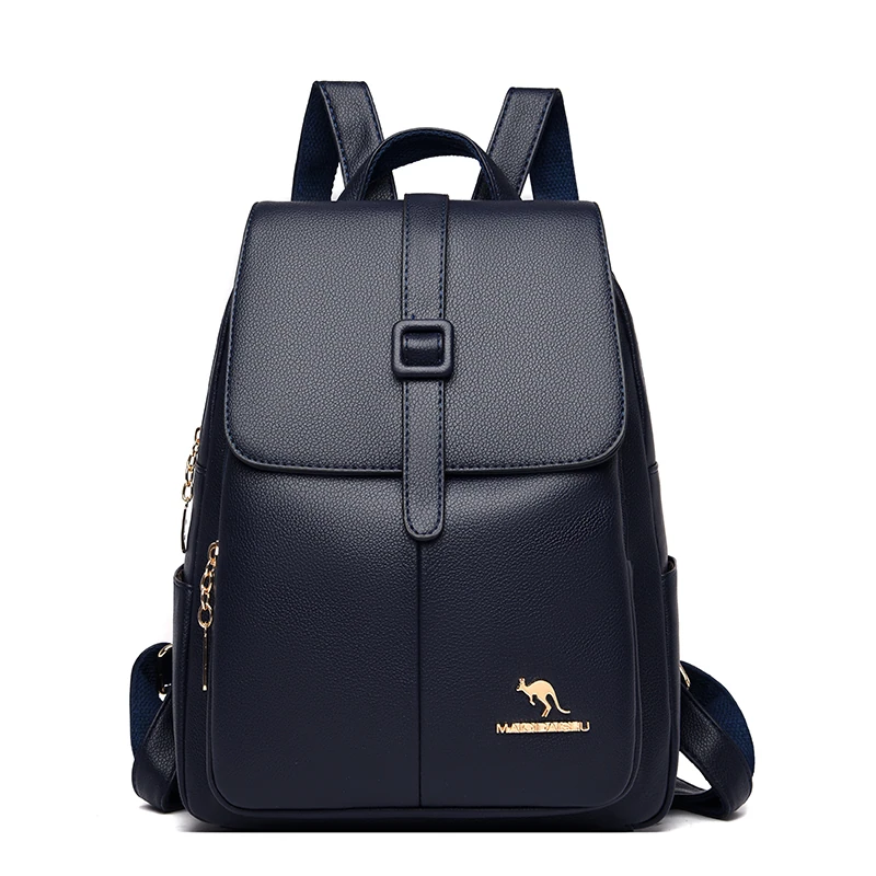 Y026 in Navy, backpack, front view
