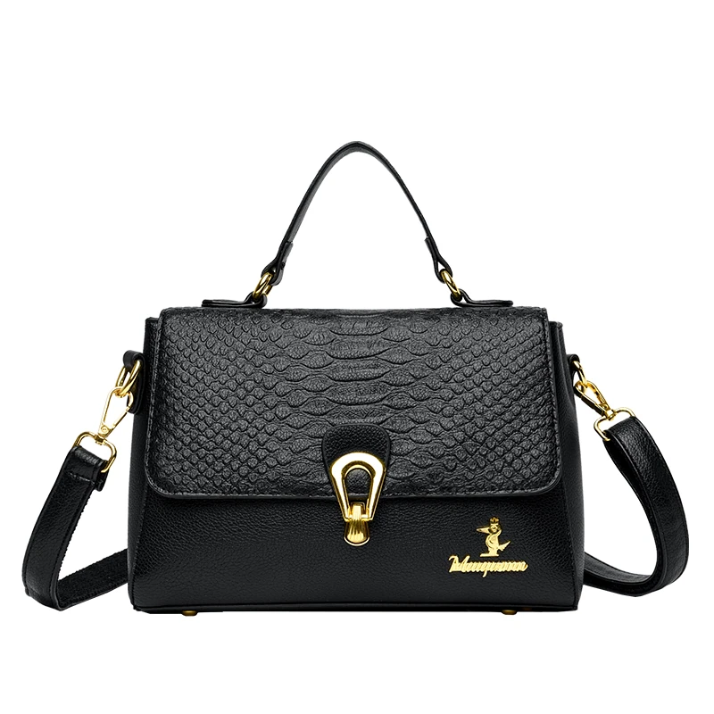 Y062 in Black, handbag, front view
