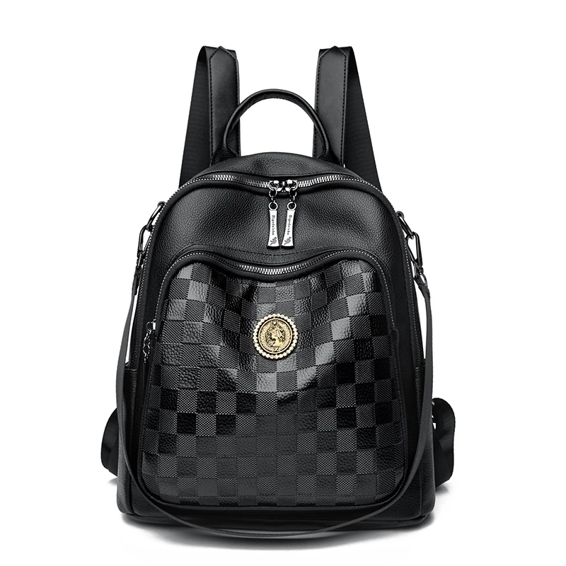 B036 in Black, backpack, front view