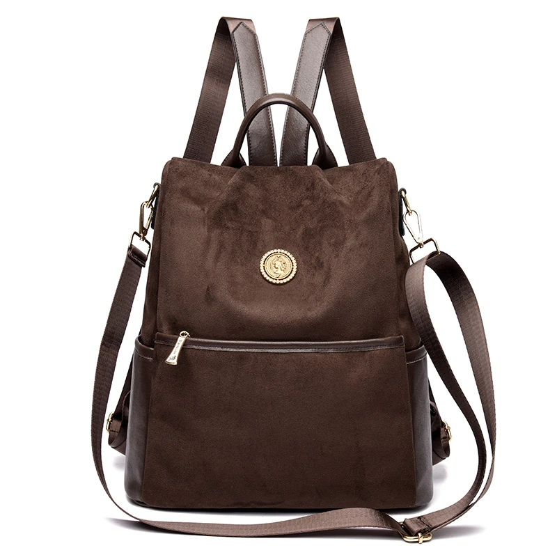B069 in Brown, backpack, front view
