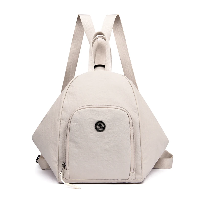 B085 in Cream, backpack, front view