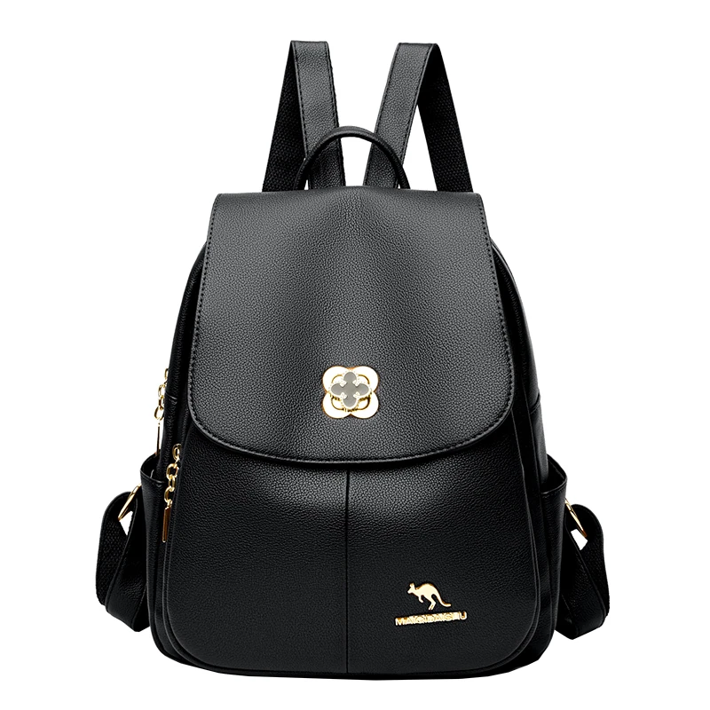 Y063 in Navy, backpack, front view